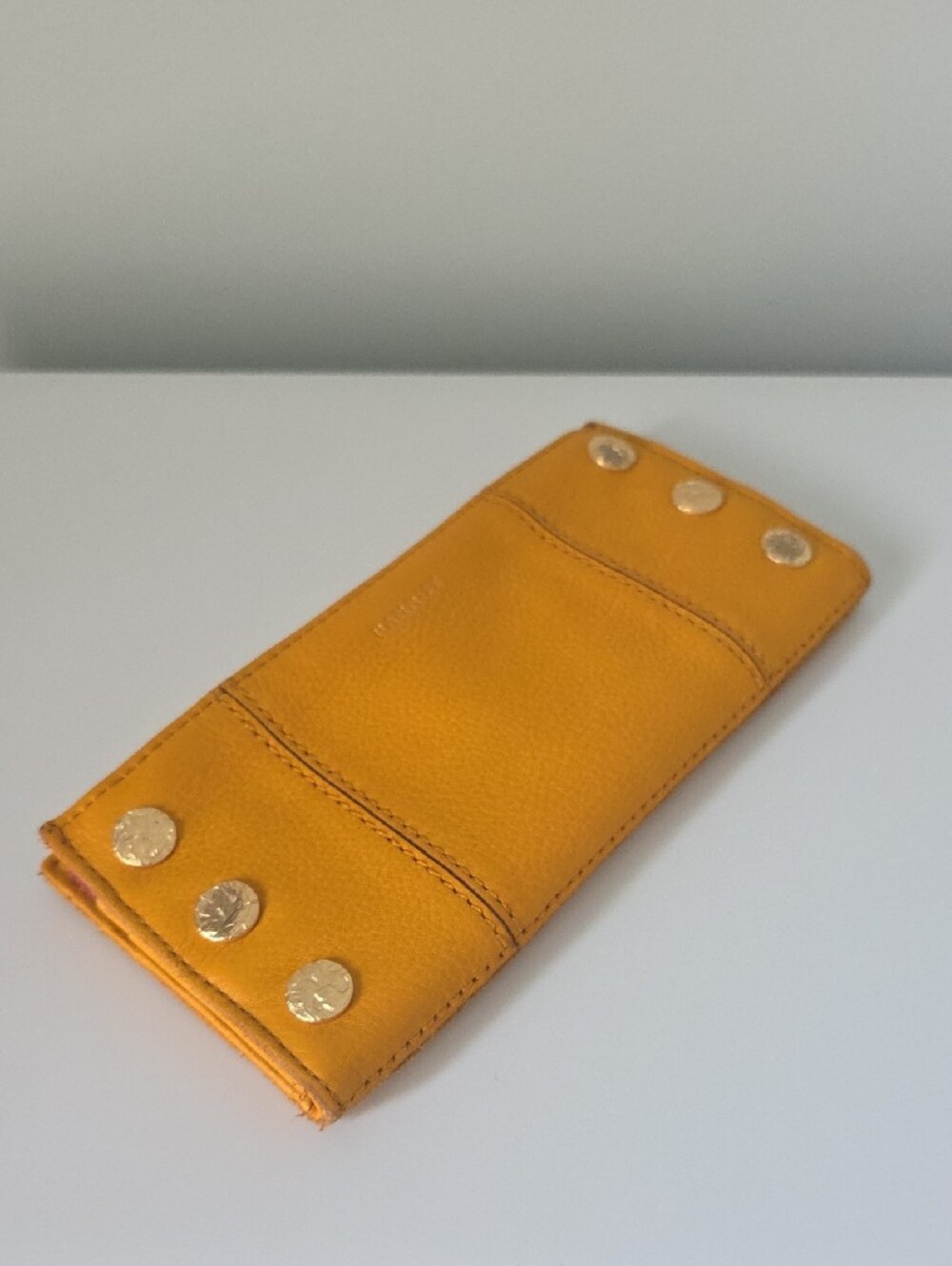Hammitt Limited Edition 110 North Leather Card Wallet with Gold Studs - Picture 5 of 5